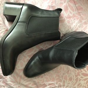 Rag & Bone black leather boots, new!